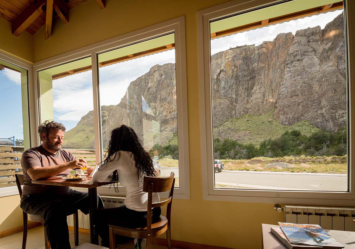 Área de desayuno — Hostería Vertical Lodge